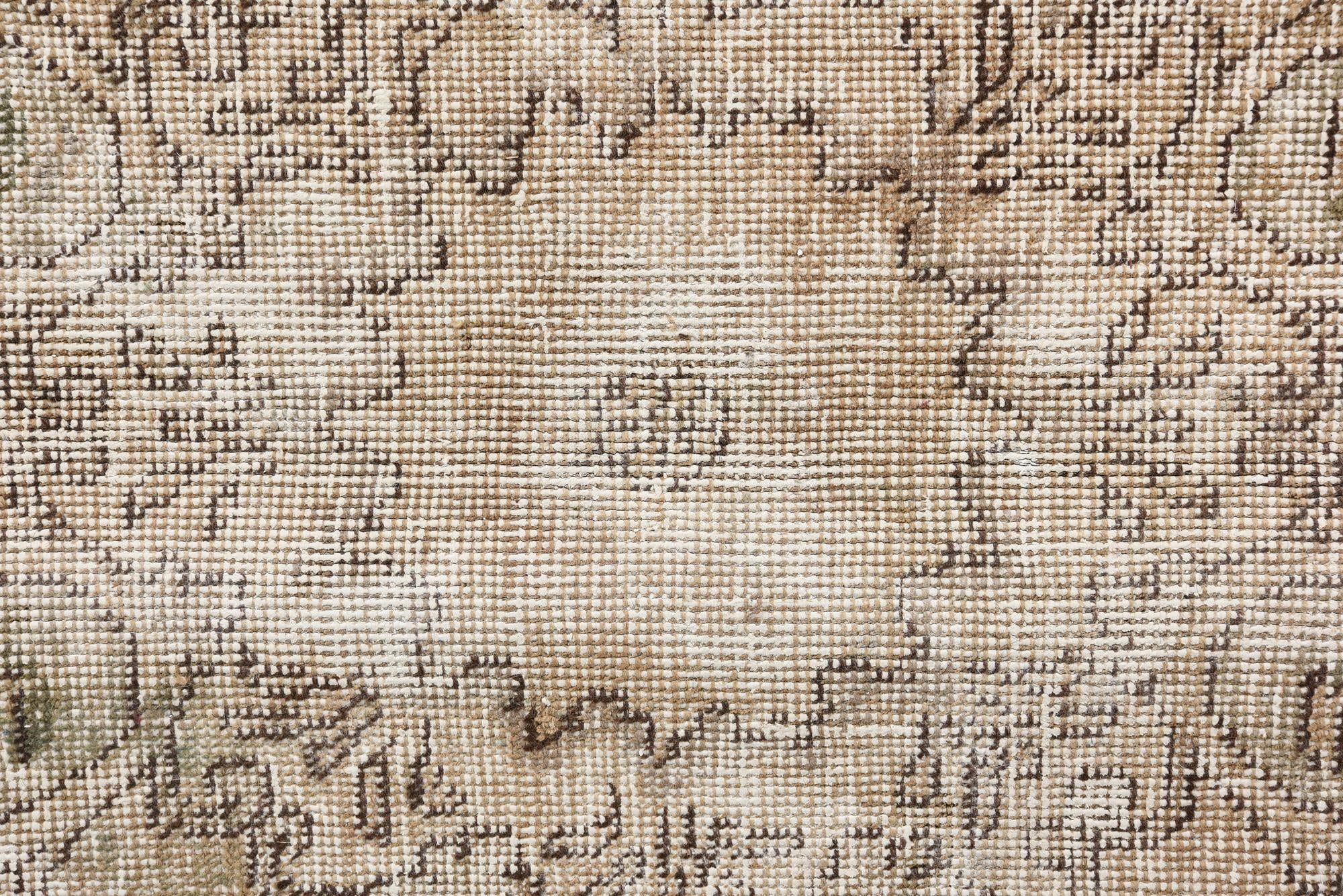 9' 2 x 12' Hand Knotted Ultra Vintage Persian Wool Rug