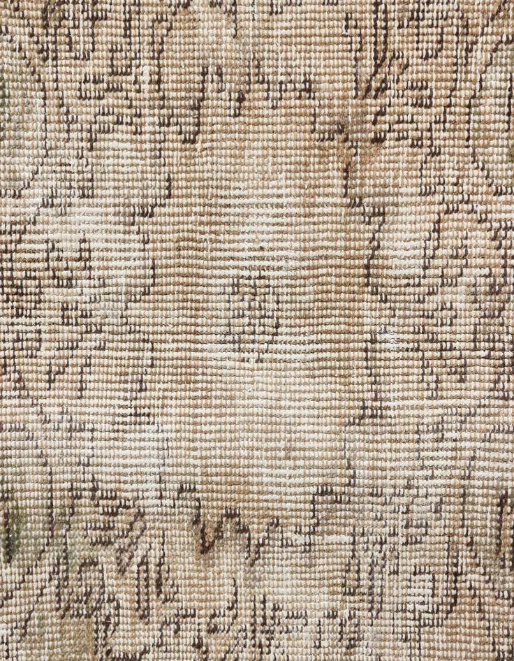 Detail image of 9' 2 x 12'  Hand Knotted Ultra Vintage Persian Wool Rug