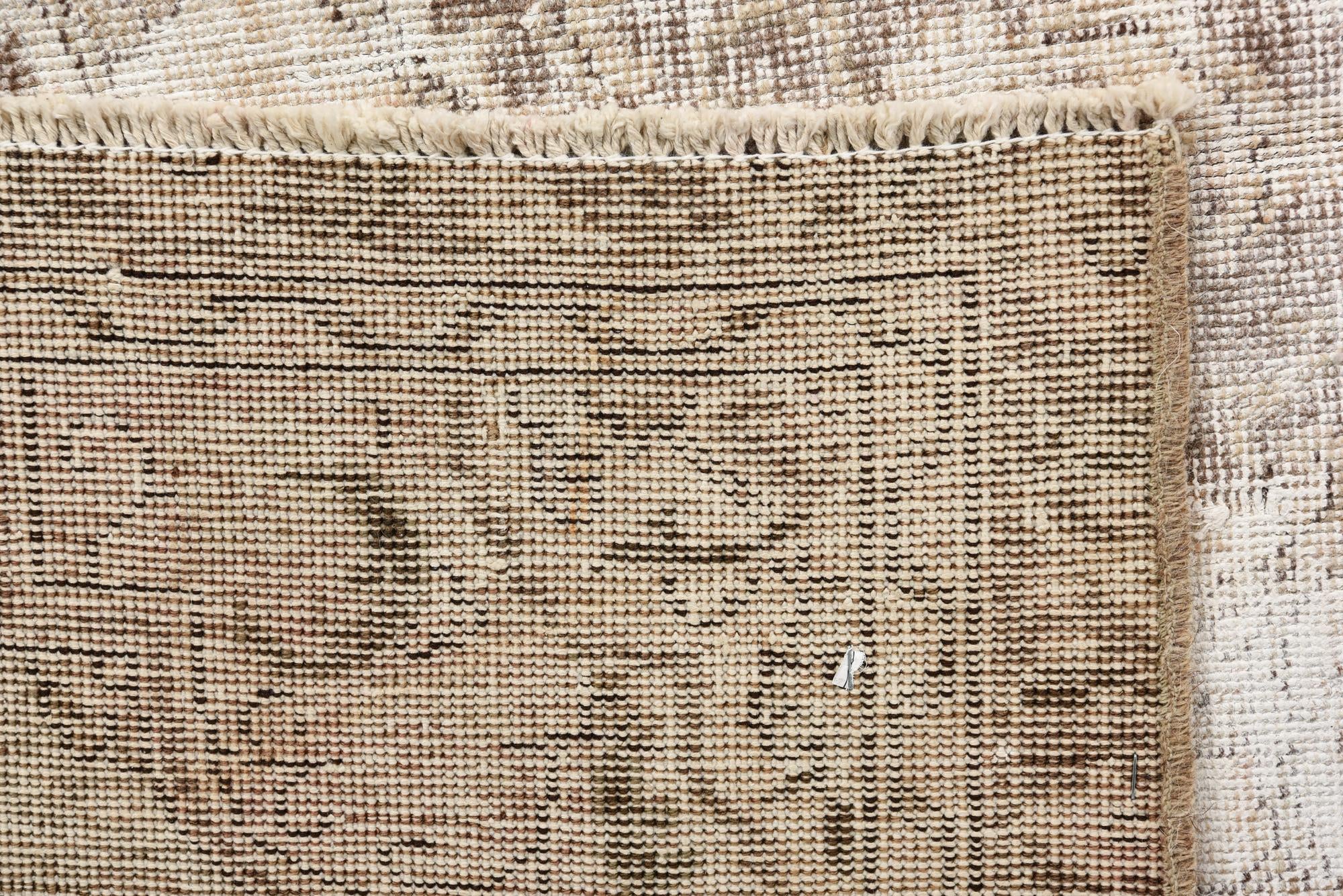 6' 9 x 9' 10 Hand Knotted Ultra Vintage Persian Wool Rug