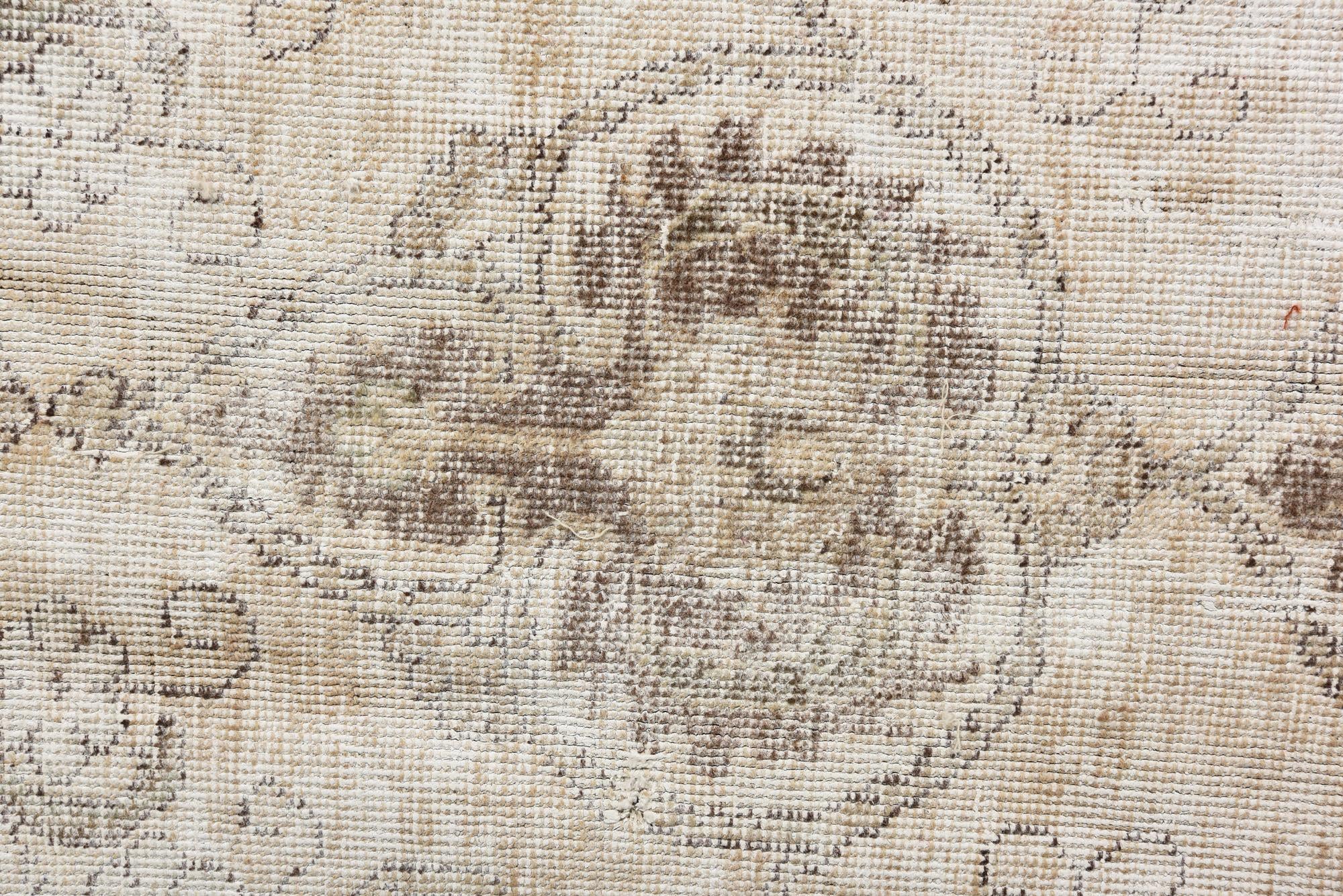 6' 9 x 9' 10 Hand Knotted Ultra Vintage Persian Wool Rug