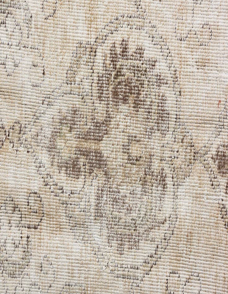 Detail image of 6' 9 x 9' 10  Hand Knotted Ultra Vintage Persian Wool Rug