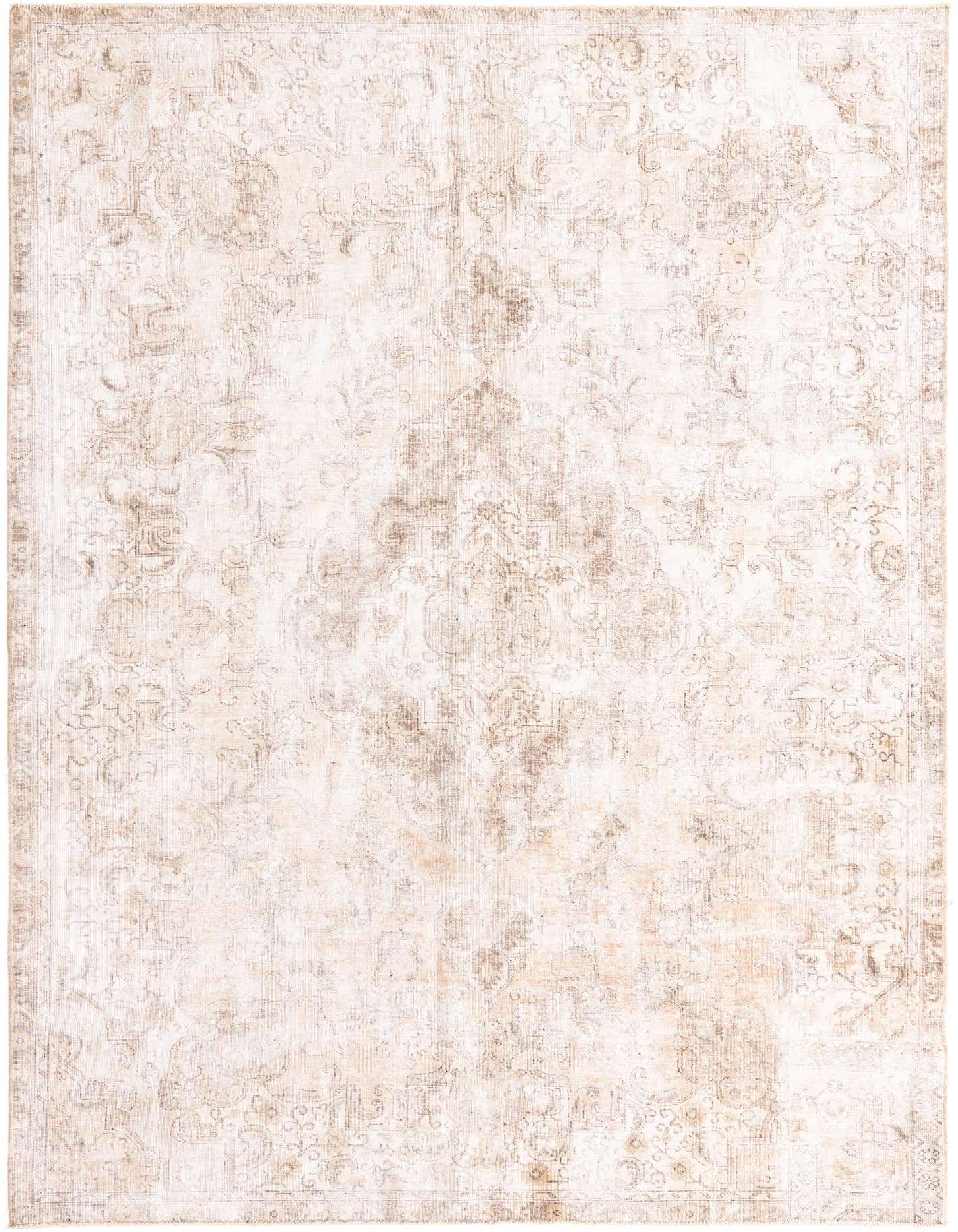 Primary image 6' 9 x 9' 10  Hand Knotted Ultra Vintage Persian Wool Rug