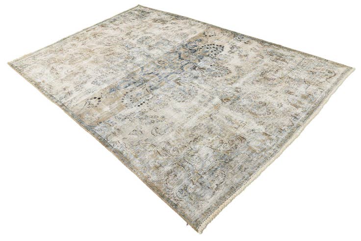 Vue détaillée : 190cm x 280cm Noué main Ultra Vintage Tapis Persan Laine