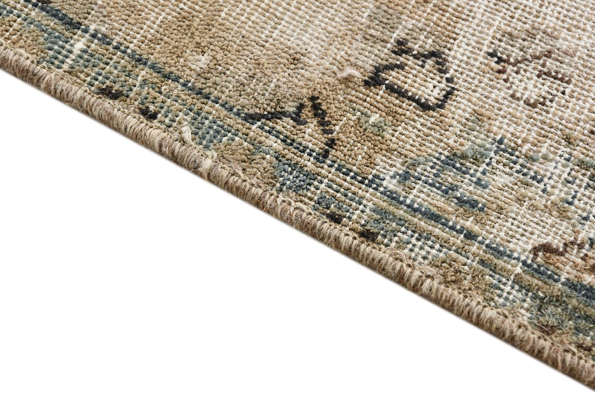 6' 2 x 9' 2 Hand Knotted Ultra Vintage Persian Wool Rug