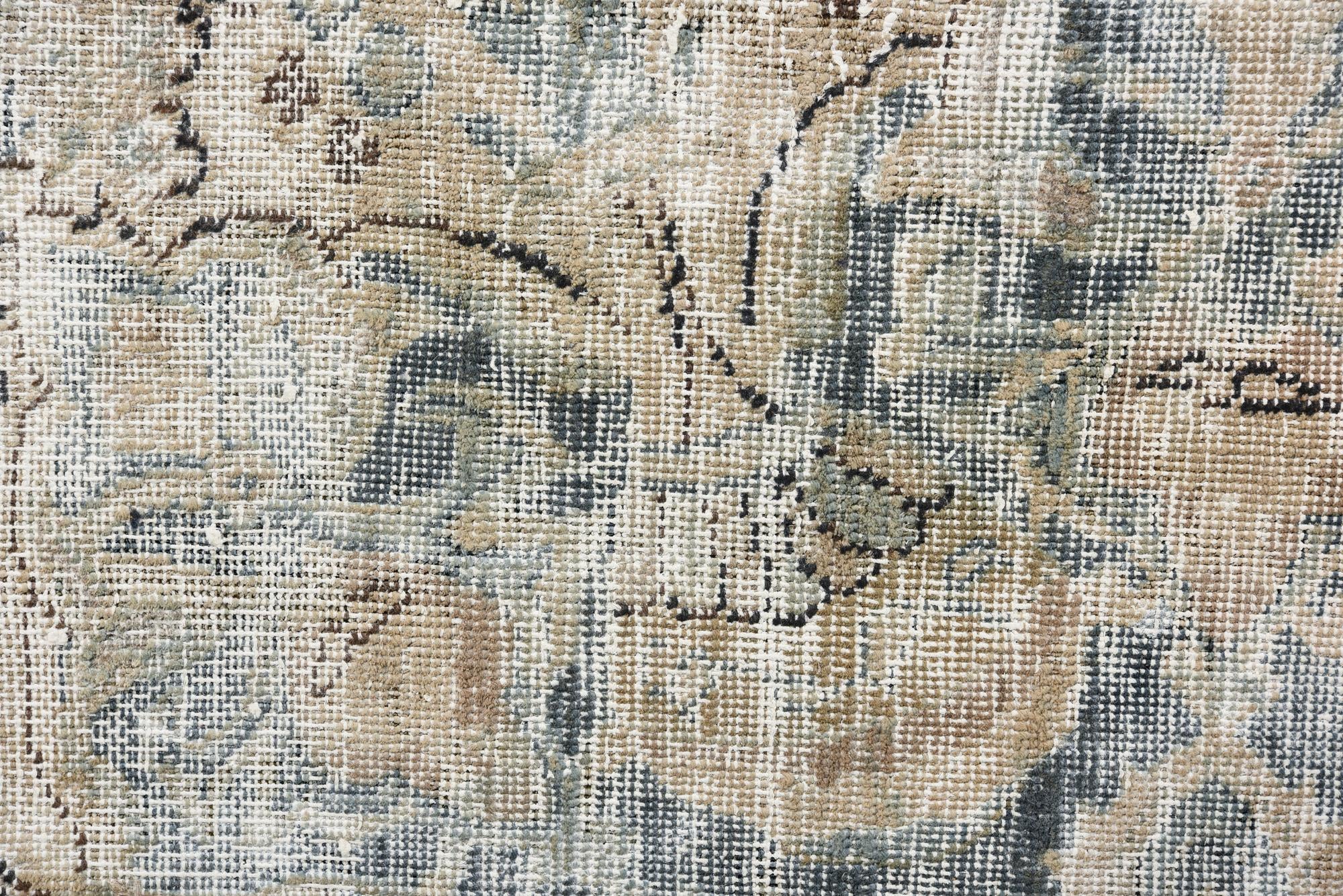 6' 2 x 9' 2 Hand Knotted Ultra Vintage Persian Wool Rug