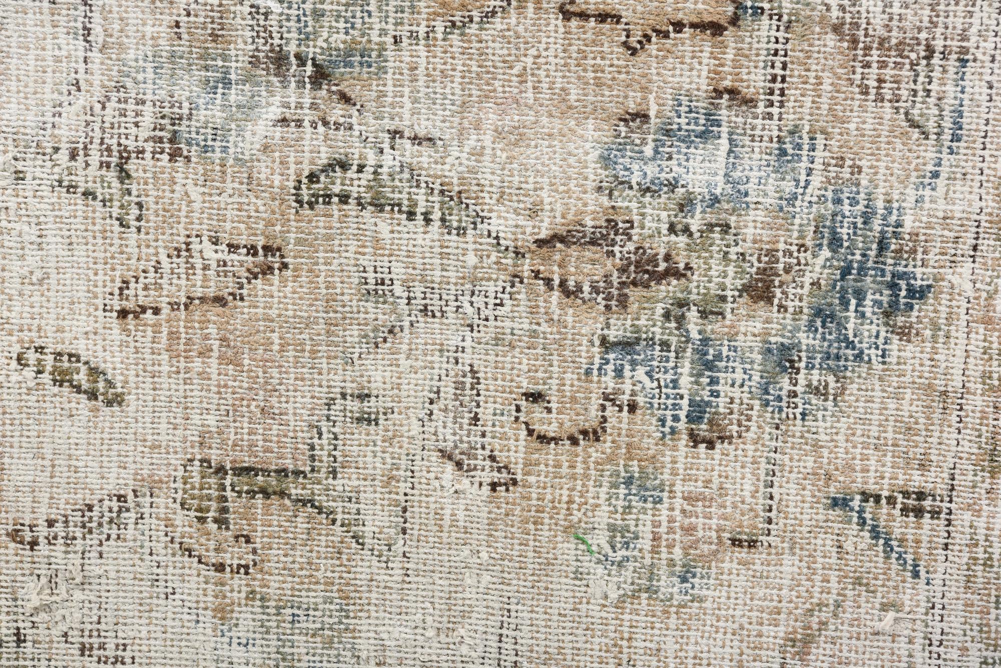 8' 4 x 11' 6 Hand Knotted Ultra Vintage Persian Wool Rug