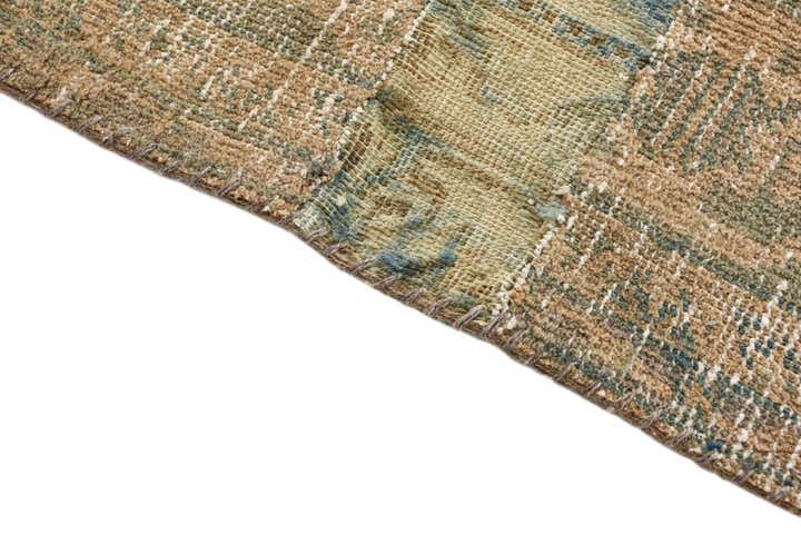 6' 5 x 9' 2 Hand Knotted Ultra Vintage Persian Wool Rug