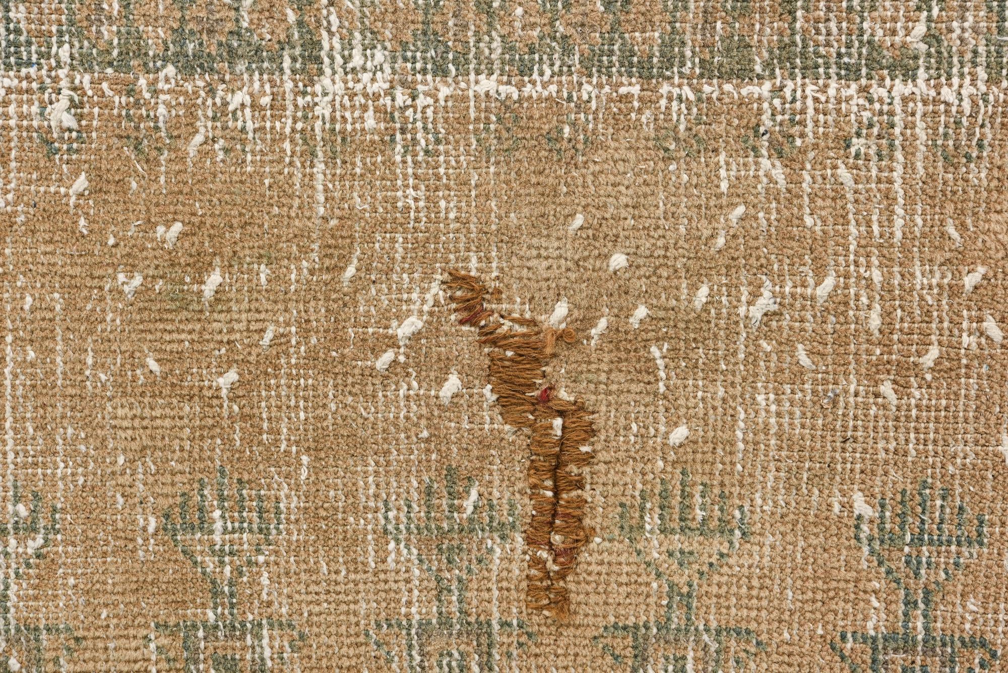 6' 5 x 9' 2 Hand Knotted Ultra Vintage Persian Wool Rug
