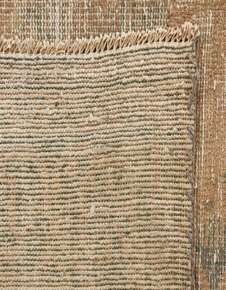 Detail image of 6' 5 x 9' 2  Hand Knotted Ultra Vintage Persian Wool Rug