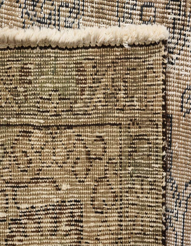 Detail image of 7' 6 x 10' 9  Hand Knotted Ultra Vintage Persian Wool Rug