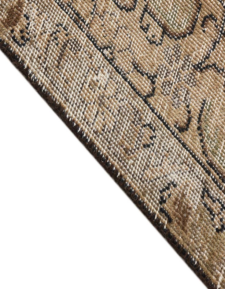 Detail image of 7' 6 x 10' 9  Hand Knotted Ultra Vintage Persian Wool Rug