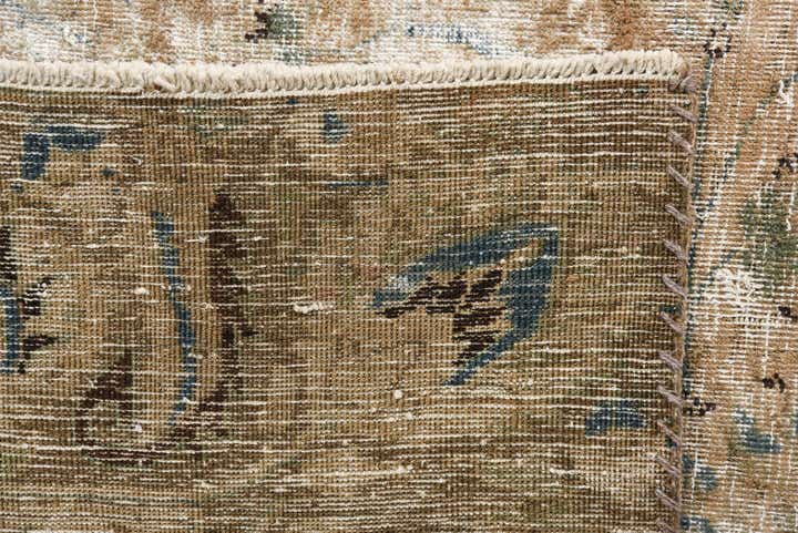 9' x 11' 6 Hand Knotted Ultra Vintage Persian Wool Rug