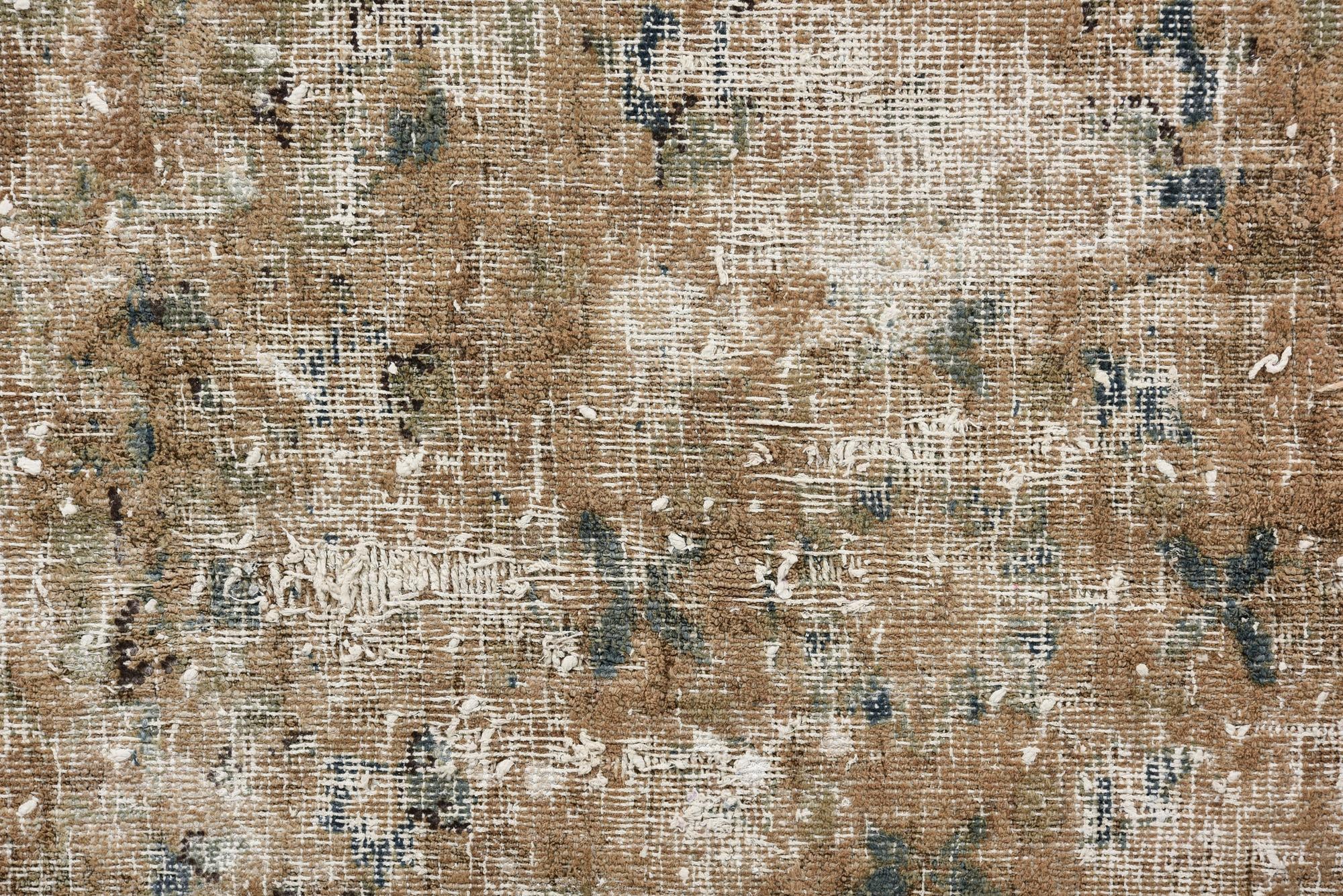 9' x 11' 6 Hand Knotted Ultra Vintage Persian Wool Rug