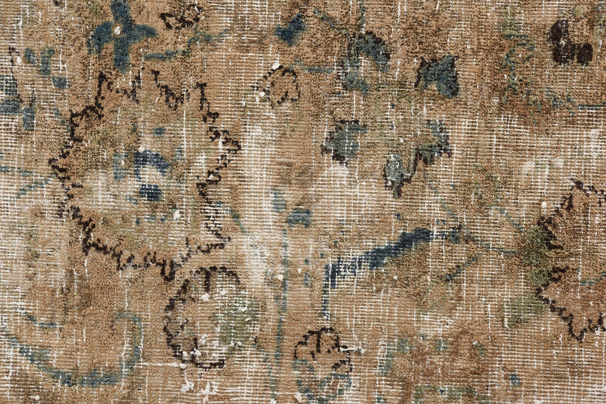 9' x 11' 6 Hand Knotted Ultra Vintage Persian Wool Rug