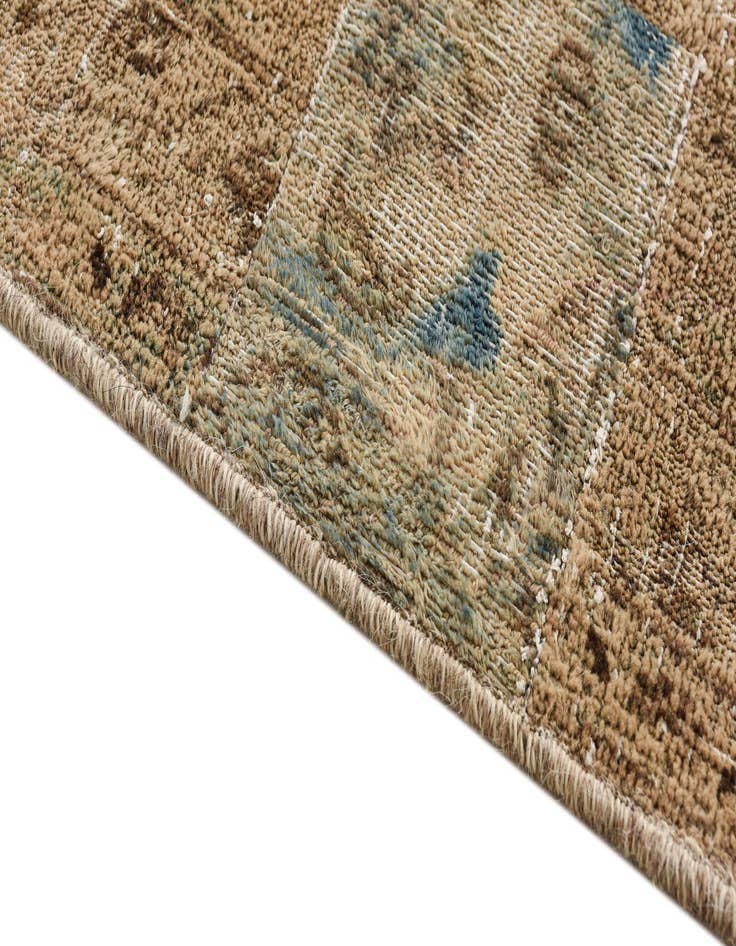 Detail image of 7' 10 x 12' 1  Hand Knotted Ultra Vintage Persian Wool Rug