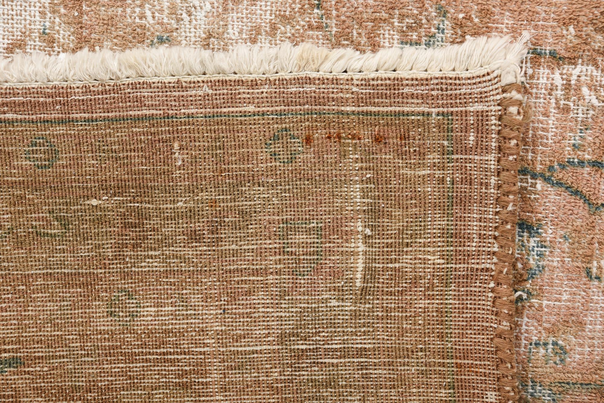 9' 7 x 12' 5 Hand Knotted Ultra Vintage Persian Wool Rug