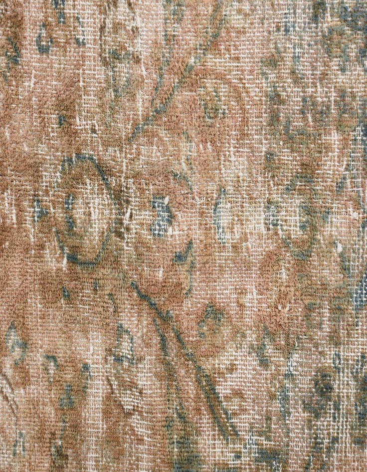 Detail image of 9' 7 x 12' 5  Hand Knotted Ultra Vintage Persian Wool Rug