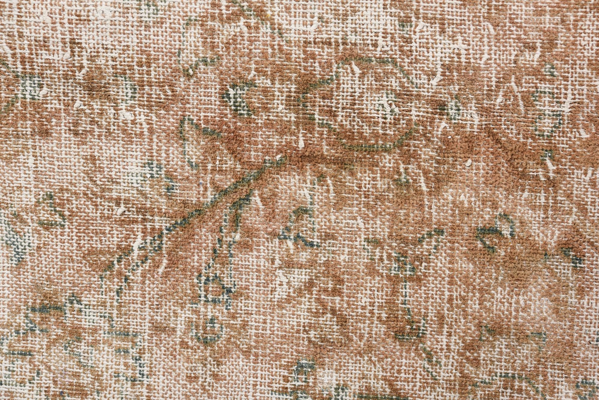 9' 7 x 12' 5 Hand Knotted Ultra Vintage Persian Wool Rug