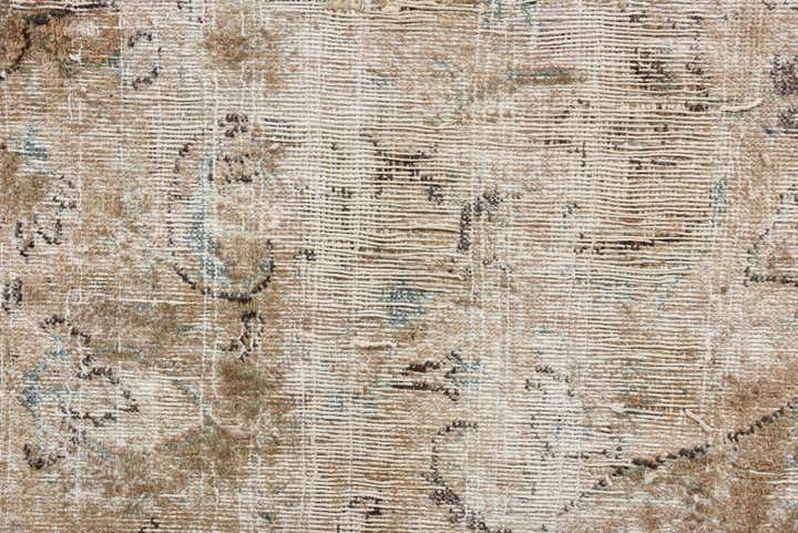 6' 8 x 9' 4 Hand Knotted Ultra Vintage Persian Wool Rug