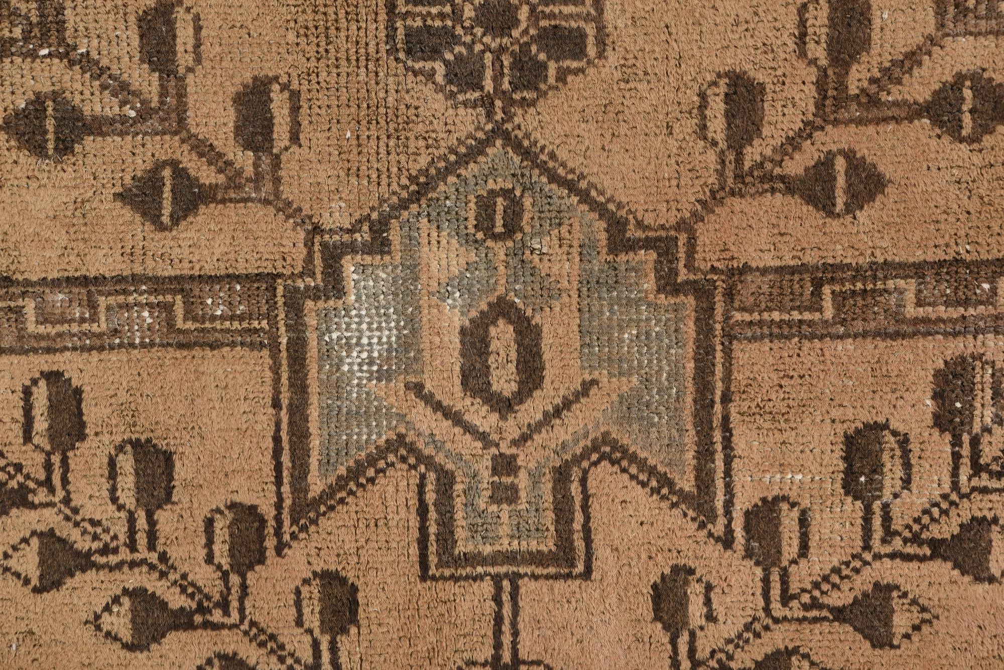 4' 9 x 6' Hand Knotted Ultra Vintage Persian Wool Rug