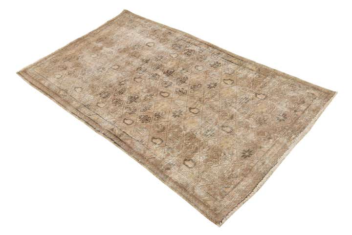 3' x 5' 2 Hand Knotted Ultra Vintage Persian Wool Rug