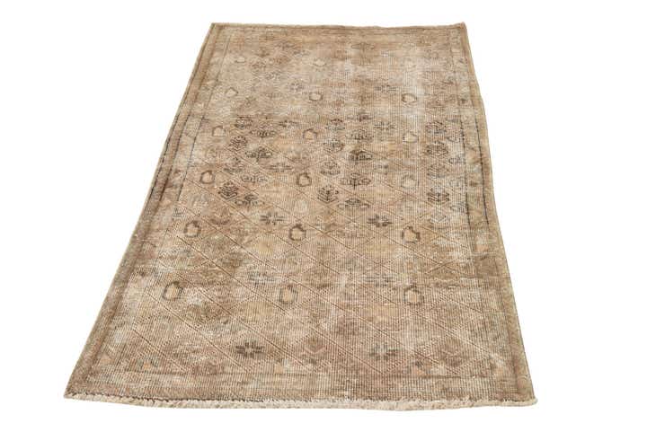 3' x 5' 2 Hand Knotted Ultra Vintage Persian Wool Rug