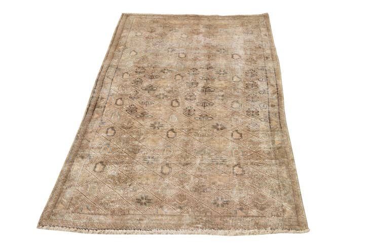 Detail image of 3' x 5' 2 Hand Knotted Ultra Vintage Persian Wool Rug