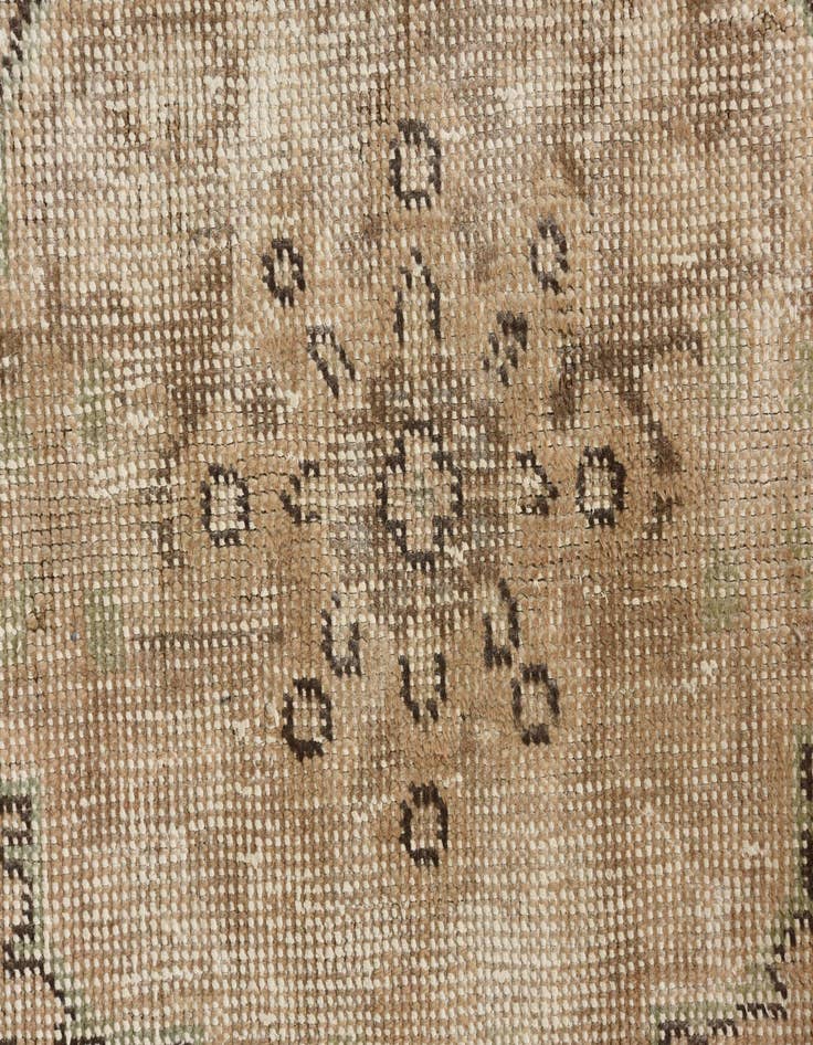 Detail image of 3' x 4' 5  Hand Knotted Ultra Vintage Persian Wool Rug