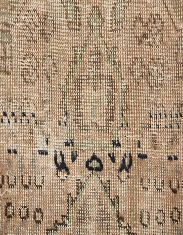 Detail image of 3' x 4' 5  Hand Knotted Ultra Vintage Persian Wool Rug