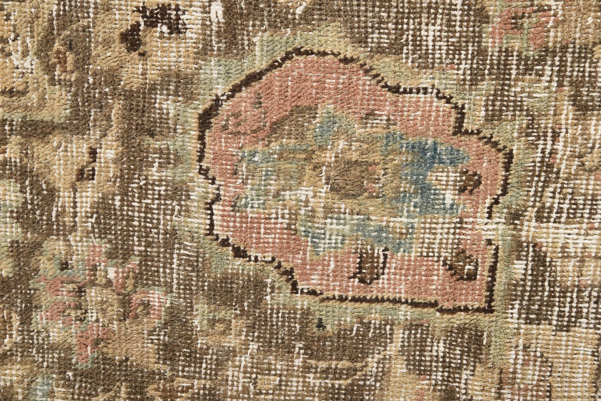 6' 5 x 9' 4 Hand Knotted Ultra Vintage Persian Wool Rug