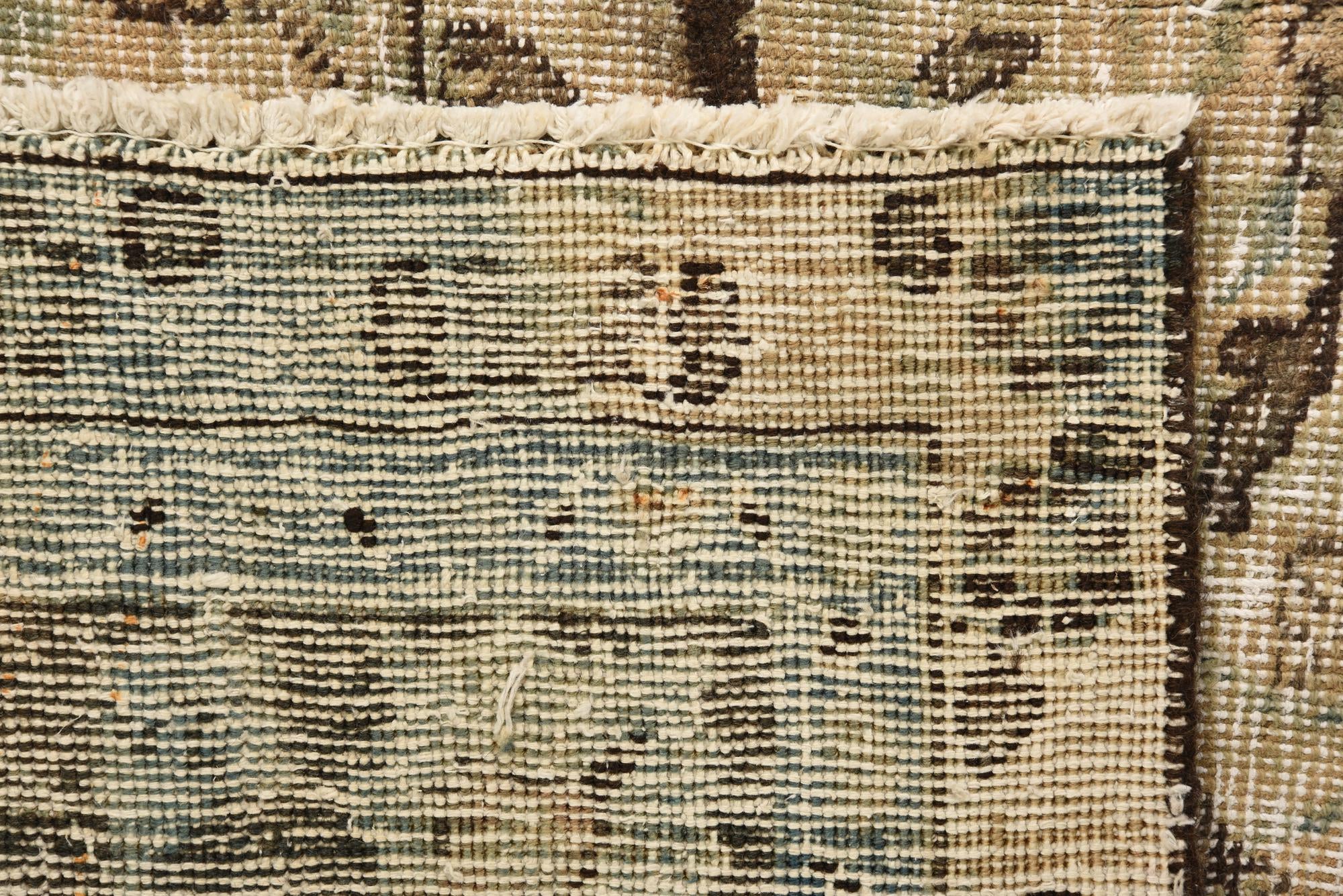 6' 5 x 9' 4 Hand Knotted Ultra Vintage Persian Wool Rug