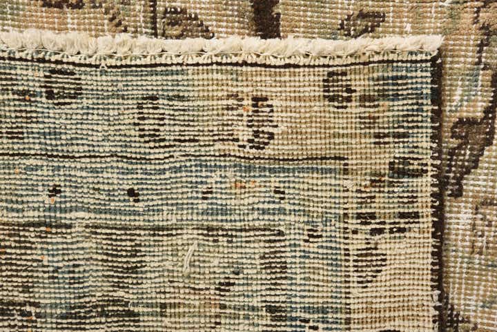 6' 5 x 9' 4 Hand Knotted Ultra Vintage Persian Wool Rug