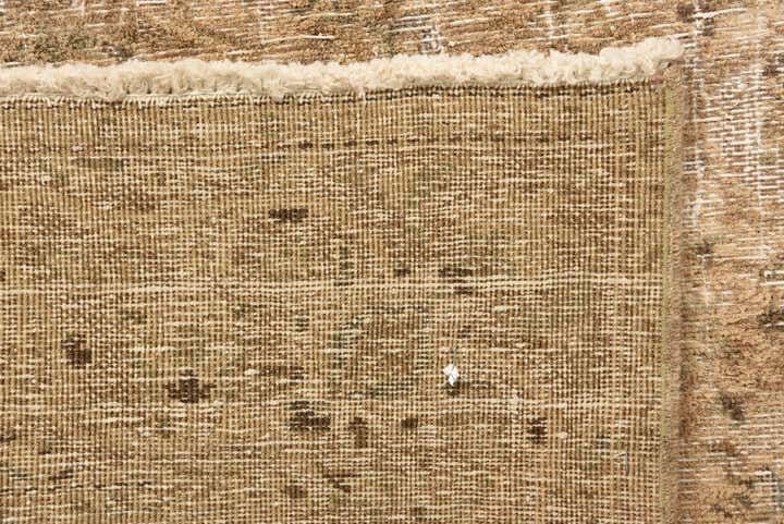 5' 10 x 9' 1 Hand Knotted Ultra Vintage Persian Wool Rug