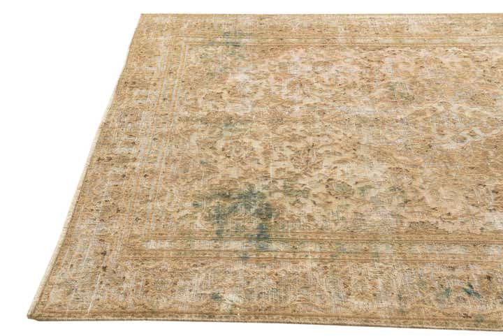5' 10 x 9' 1 Hand Knotted Ultra Vintage Persian Wool Rug
