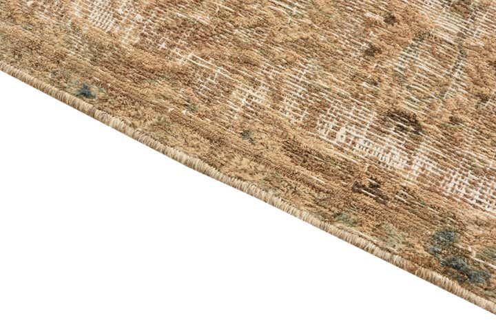 5' 10 x 9' 1 Hand Knotted Ultra Vintage Persian Wool Rug