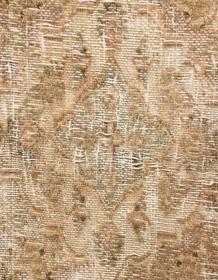 Detail image of 5' 10 x 9' 1  Hand Knotted Ultra Vintage Persian Wool Rug