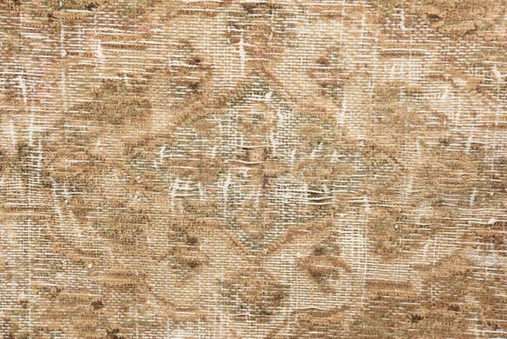5' 10 x 9' 1 Hand Knotted Ultra Vintage Persian Wool Rug