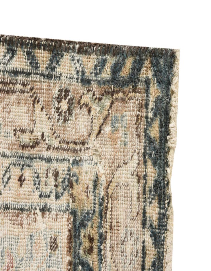 Detail image of 5' 8 x 8' 7  Hand Knotted Ultra Vintage Persian Wool Rug