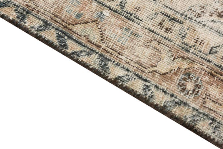 Detail image of 5' 8 x 8' 7 Hand Knotted Ultra Vintage Persian Wool Rug