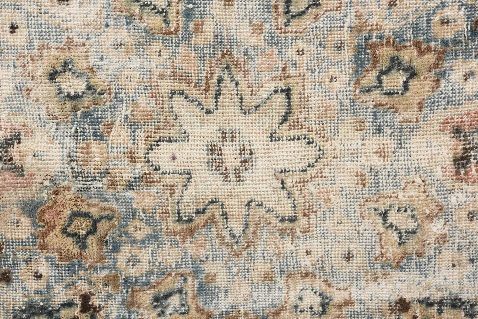 5' 8 x 8' 7 Hand Knotted Ultra Vintage Persian Wool Rug