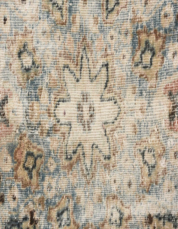 Detail image of 5' 8 x 8' 7  Hand Knotted Ultra Vintage Persian Wool Rug