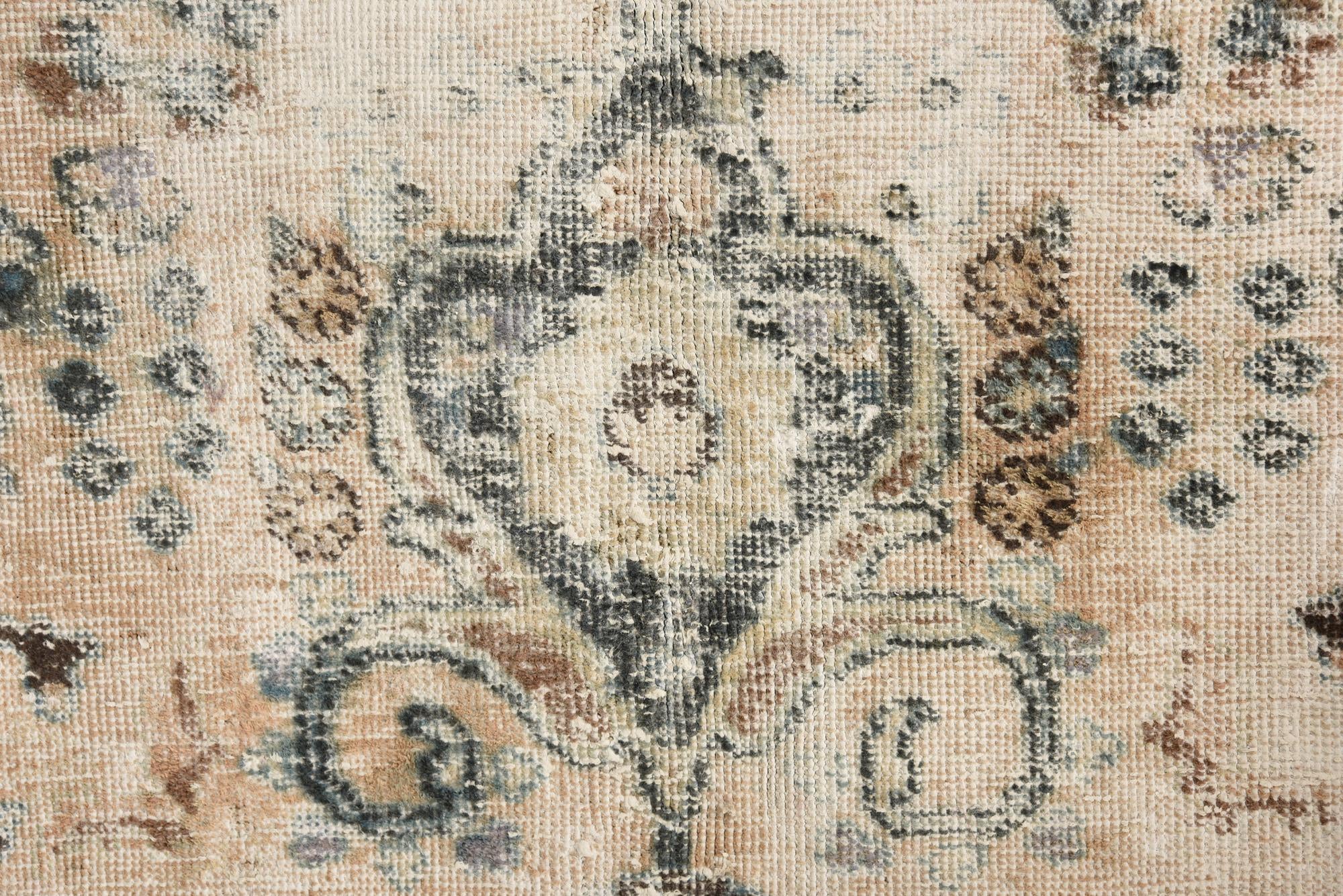 5' 8 x 8' 7 Hand Knotted Ultra Vintage Persian Wool Rug