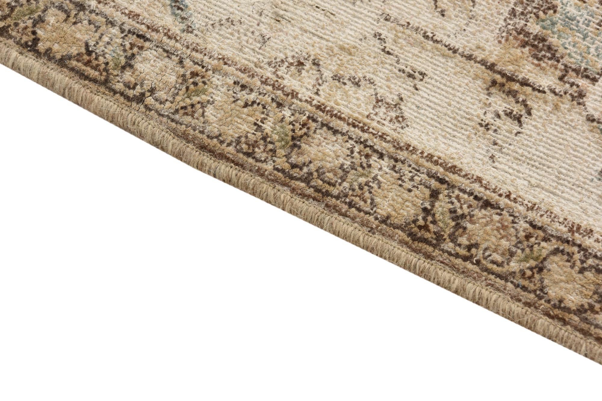 7' 1 x 10' Hand Knotted Ultra Vintage Persian Wool Rug