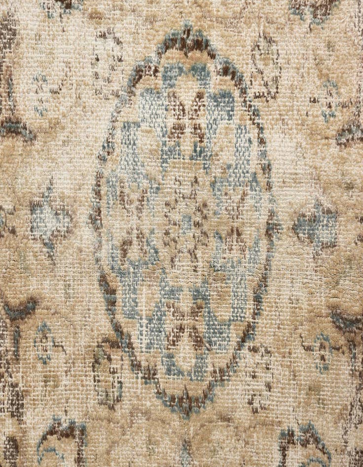 Detail image of 7' 1 x 10'  Hand Knotted Ultra Vintage Persian Wool Rug