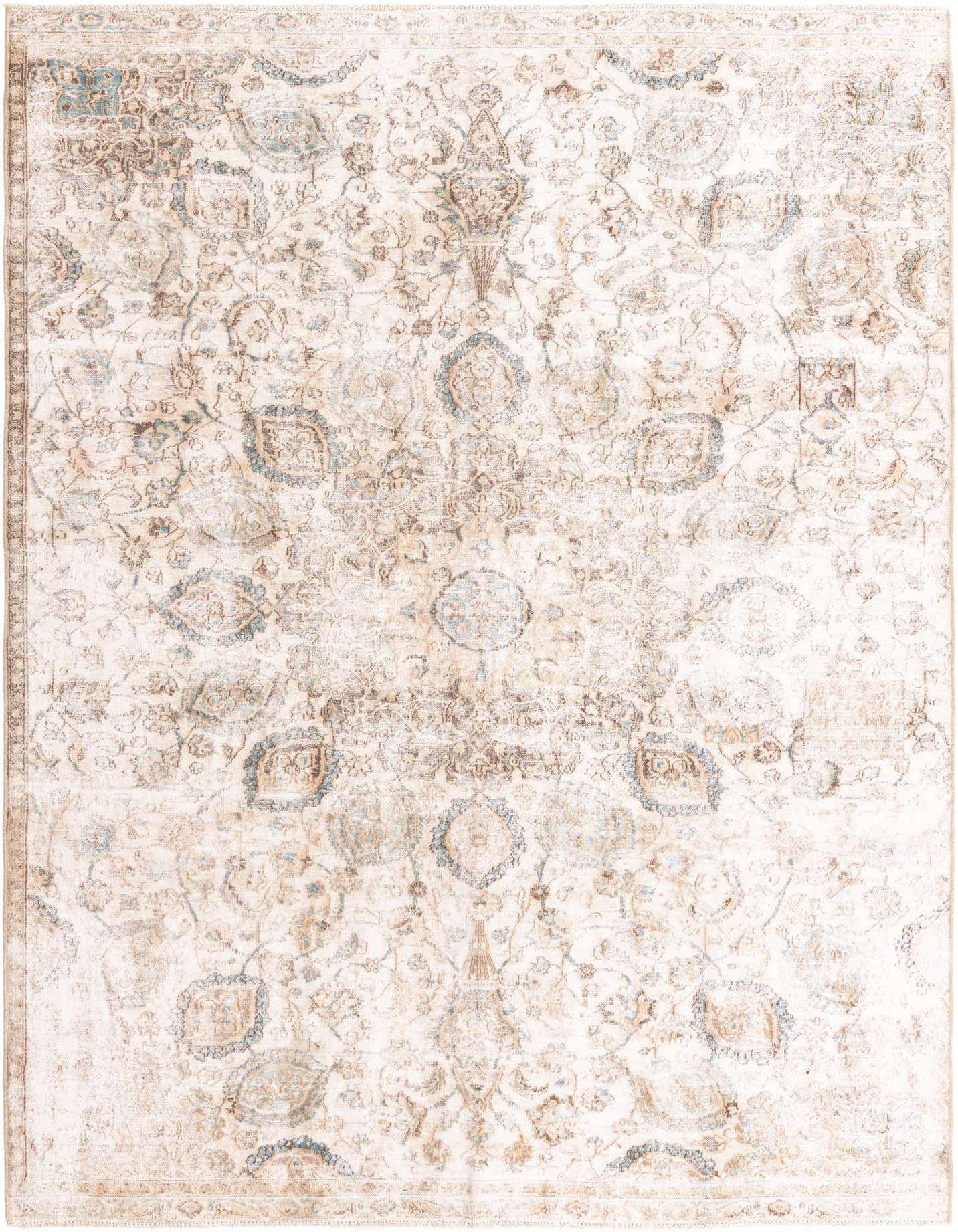 Primary image 7' 1 x 10'  Hand Knotted Ultra Vintage Persian Wool Rug