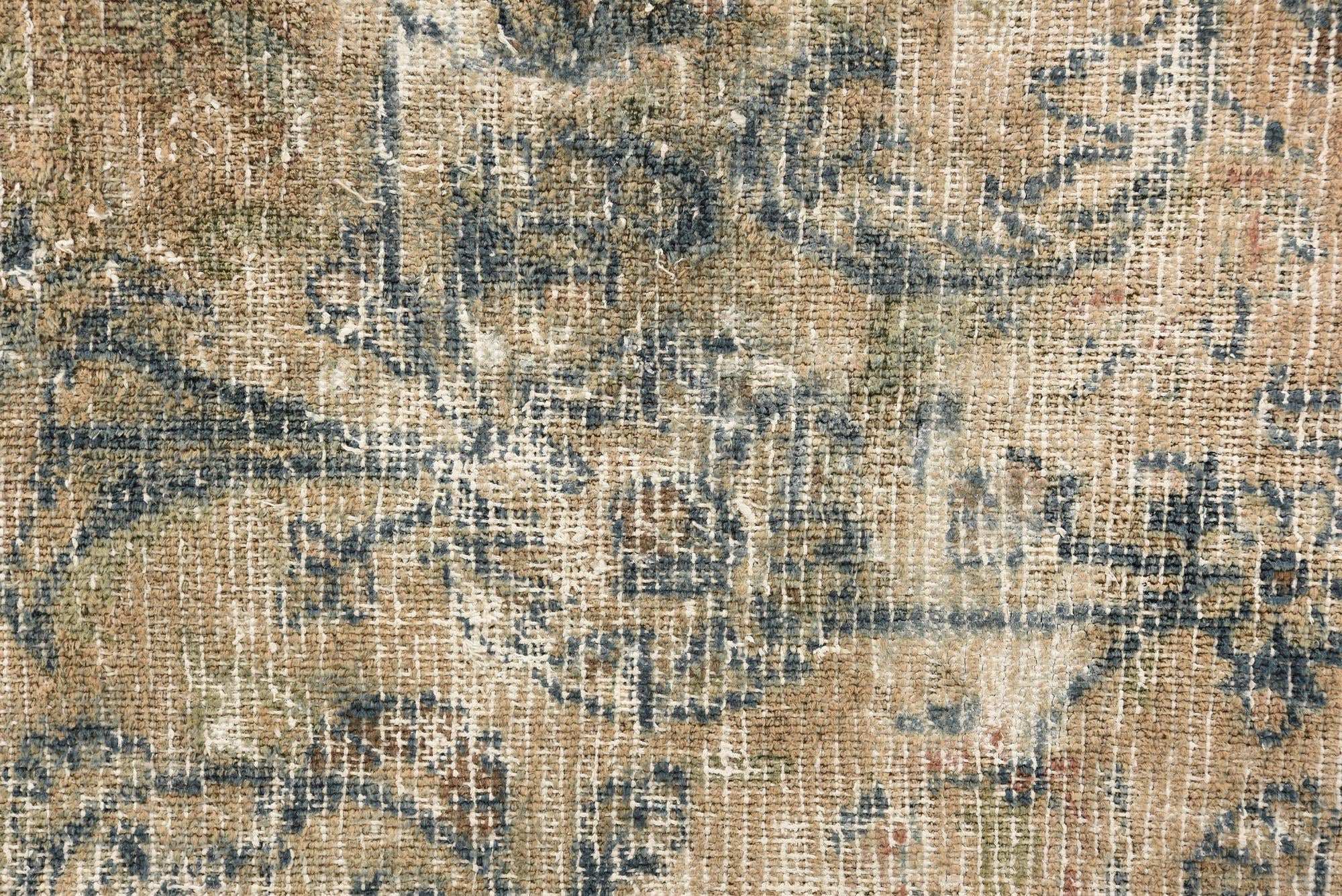 6' x 8' 9 Hand Knotted Ultra Vintage Persian Wool Rug