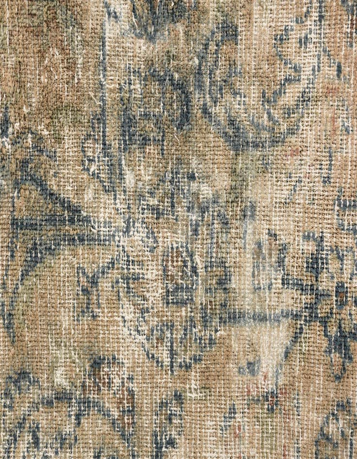 Detail image of 6' x 8' 9  Hand Knotted Ultra Vintage Persian Wool Rug