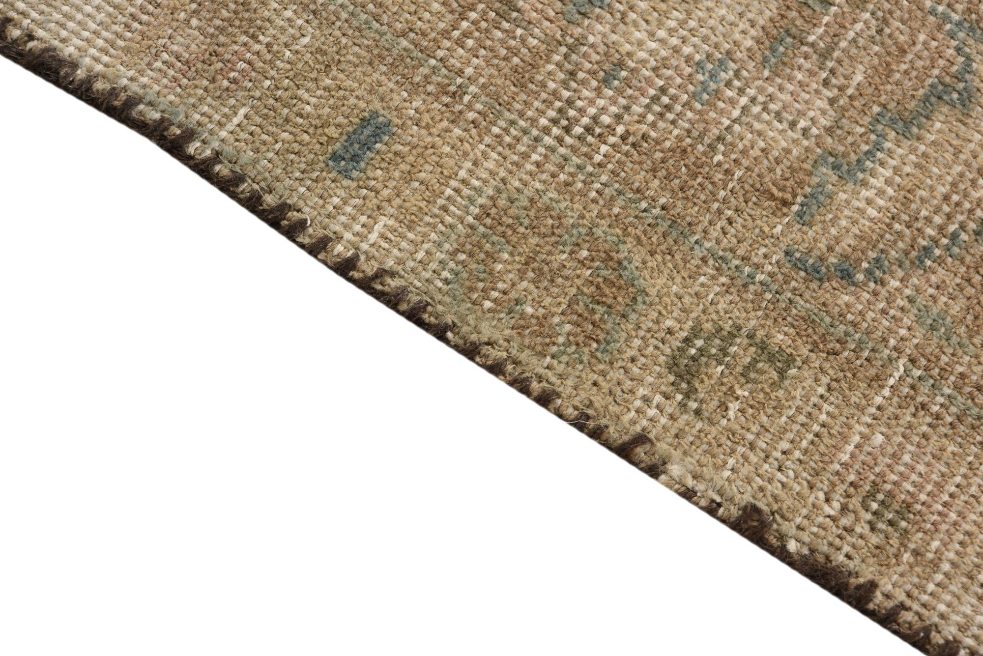 6' 2 x 9' Hand Knotted Ultra Vintage Persian Wool Rug