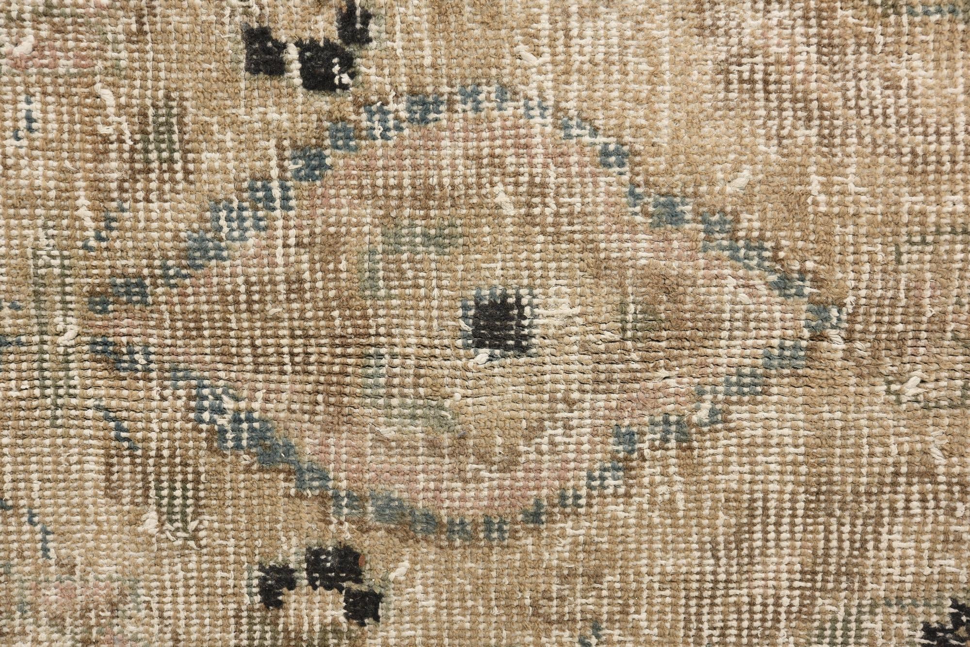 6' 2 x 9' Hand Knotted Ultra Vintage Persian Wool Rug