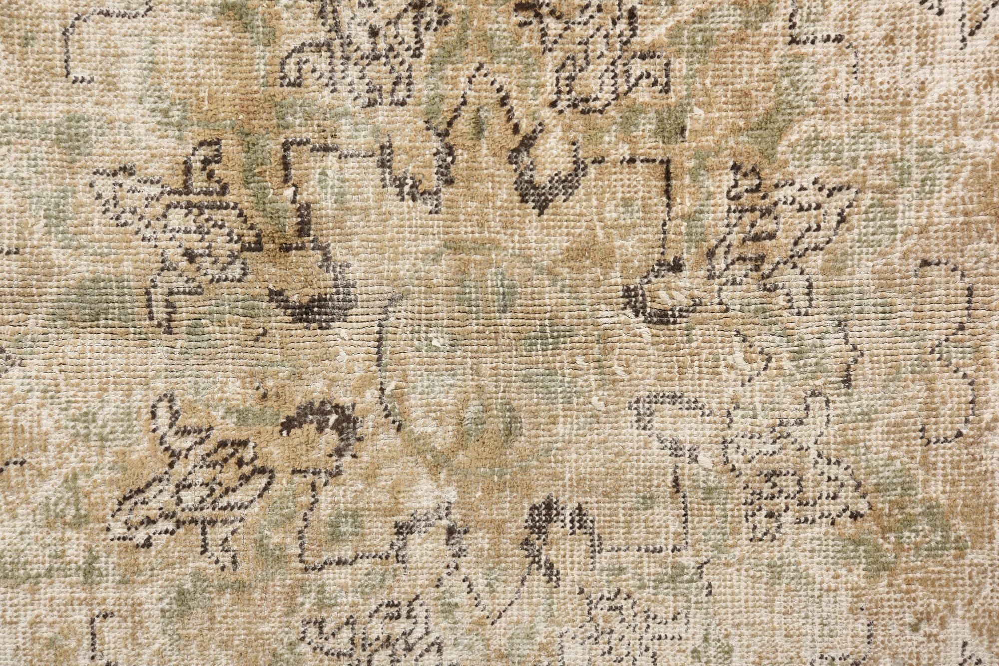 5' 8 x 8' 3 Hand Knotted Ultra Vintage Persian Wool Rug